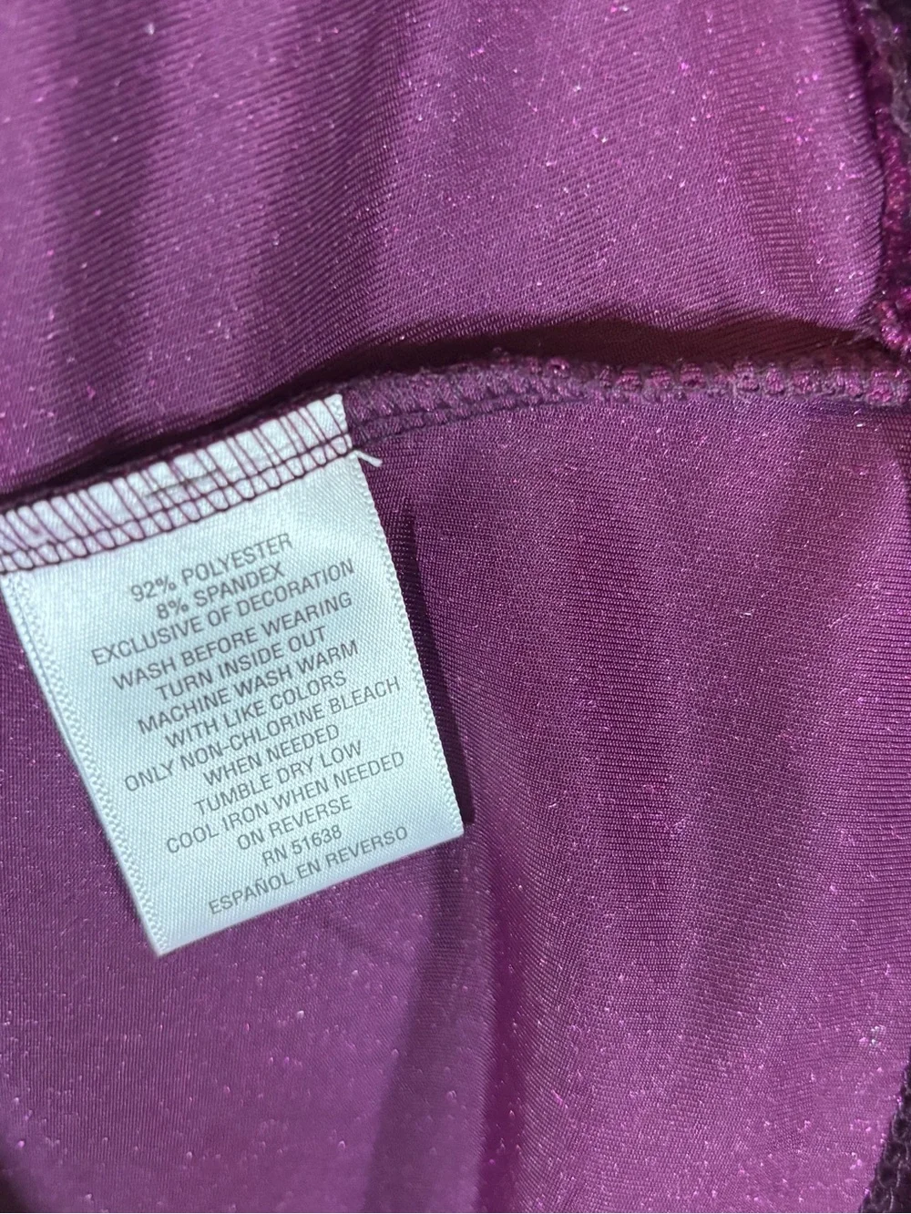 New Epic Threads Girls Dress Size 4 4t Purple Velvet A Line Sequin Collar